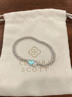 Kendra Scott Ari heart and Emilie stretch bracelet